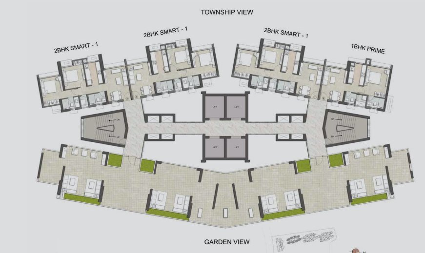 immensa Tower 1 Cluster Plan for 19th Floor