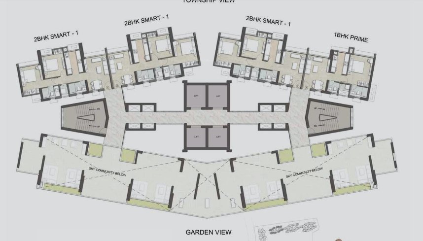 immensa Tower 1 Cluster Plan for 20th Floor