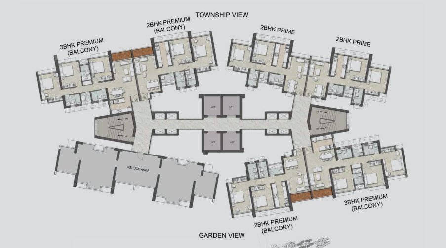 immensa Tower 2 Cluster Plan for 12th Floor