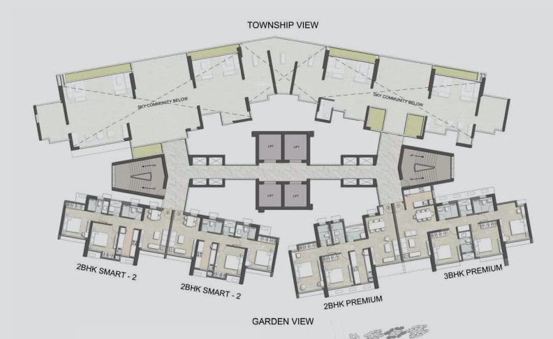 immensa Tower 2 Cluster Plan for 20th Floor