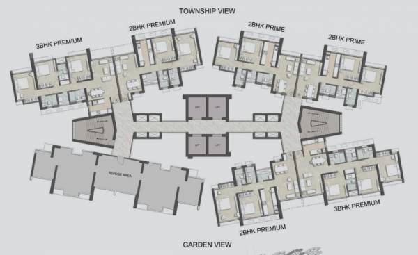  immensa Tower 2 Cluster Plan for 9th Floor