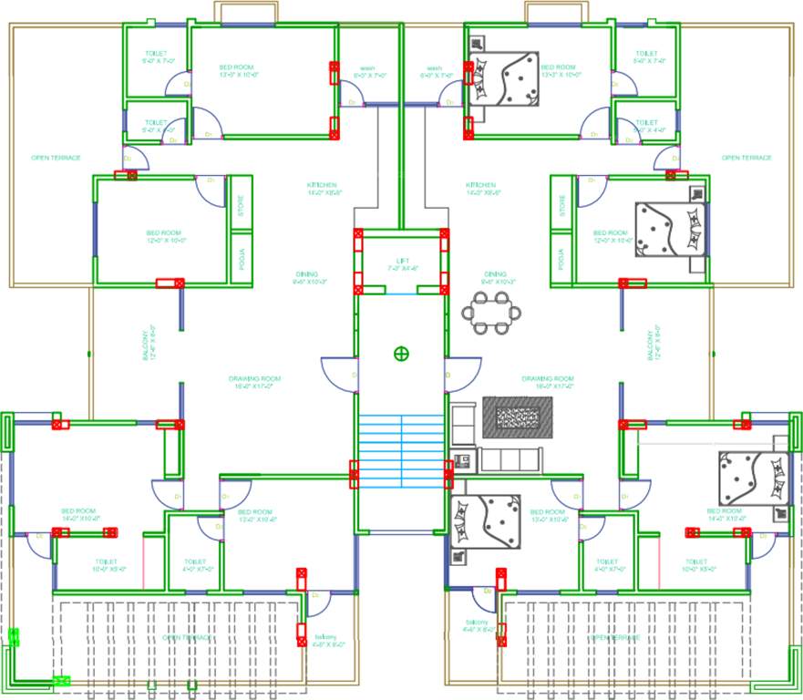 Images for Cluster Plan of Shreeji Ananta Residency