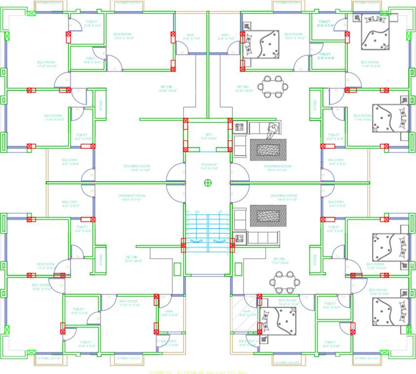 Images for Cluster Plan of Shreeji Ananta Residency