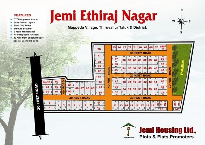 Images for Layout Plan of Jemi Ethiraj Nagar