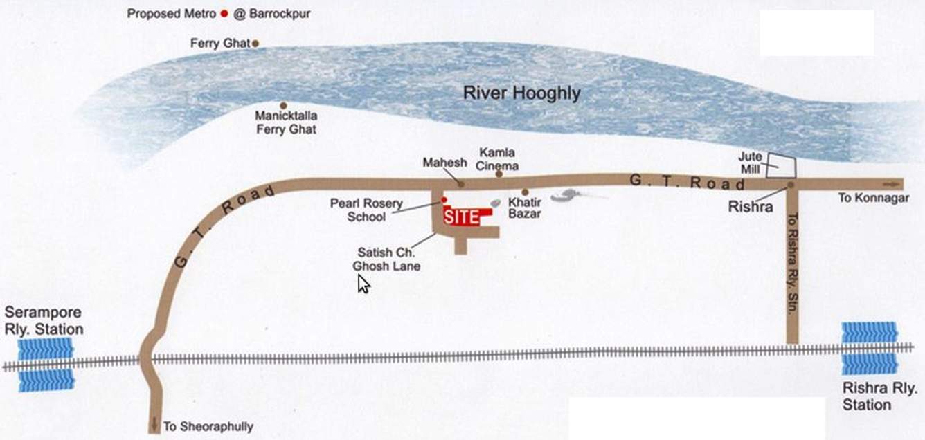 shree Images for Location Plan of Jamuna Shree