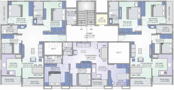Images for Cluster Plan of Nanis Buildcon Vedant Shine