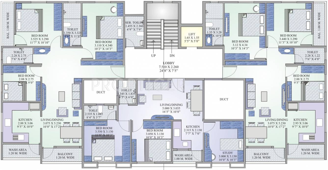 Images for Cluster Plan of Nanis Buildcon Vedant Shine