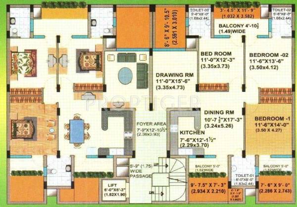 Images for Cluster Plan of Aditya Palm Court Images for Cluster Plan of Aditya Palm Court