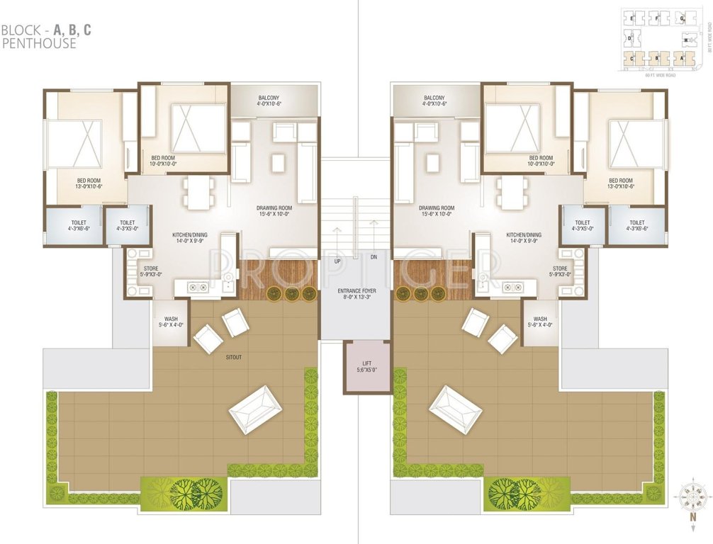 Images for Cluster Plan of Sanskar Santoor Grace