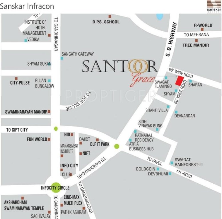 Images for Location Plan of Sanskar Santoor Grace