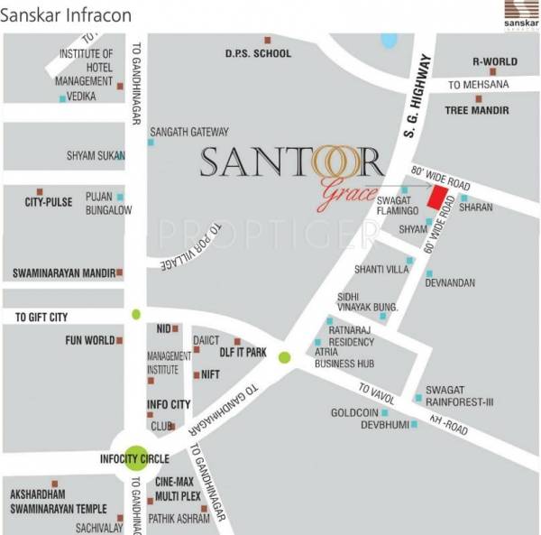 Images for Location Plan of Sanskar Santoor Grace Images for Location Plan of Sanskar Santoor Grace