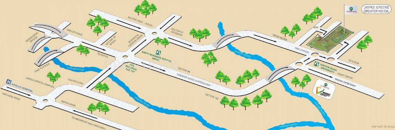 Images for Location Plan of Jaypee The Castille II
