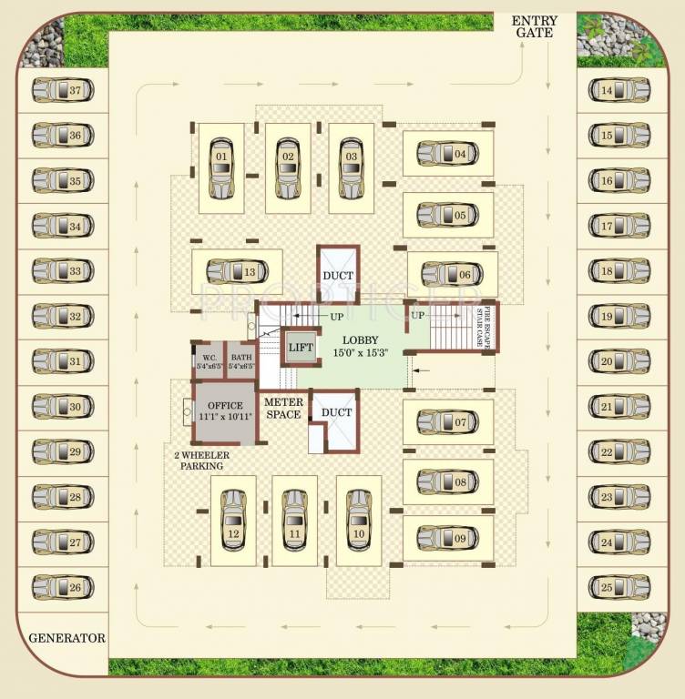 Images for Cluster Plan of SDPL Omkar Gaurav Enclave