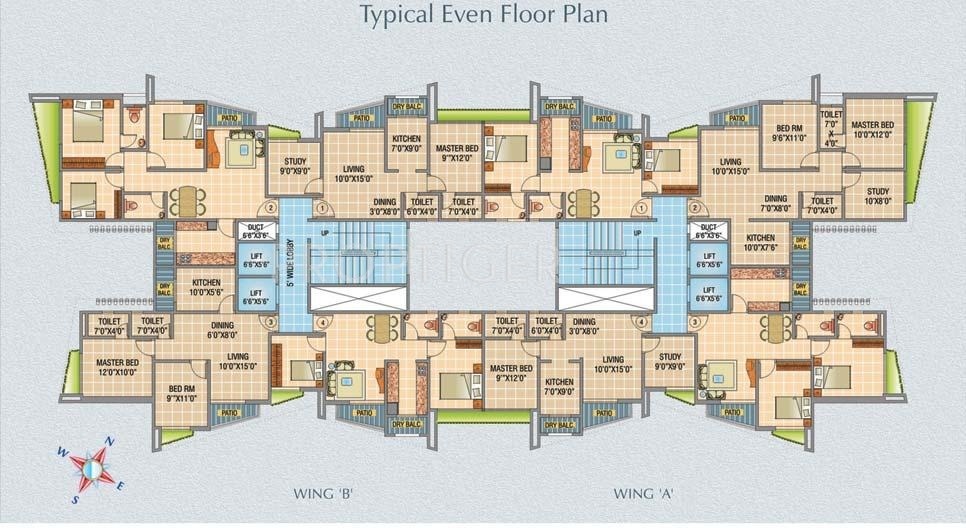 Images for Cluster Plan of Raj Realty Raj Horizon