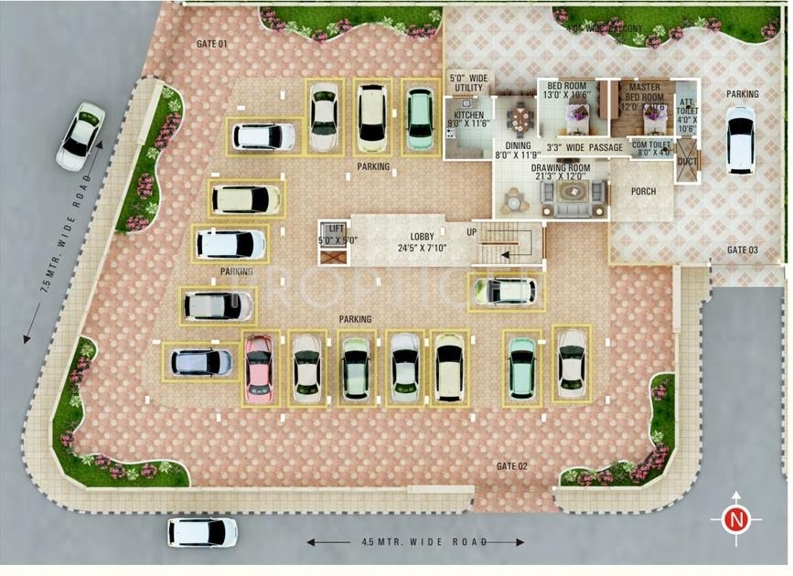 Images for Cluster Plan of Green Amans Residency