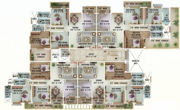 Images for Cluster Plan of Green Amans Residency
