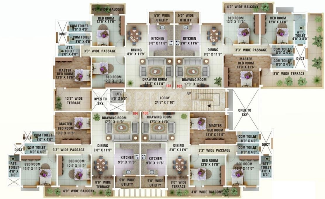 Images for Cluster Plan of Green Amans Residency