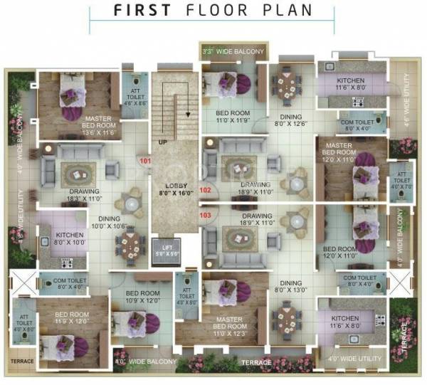 Images for Cluster Plan of Green Amans Platina