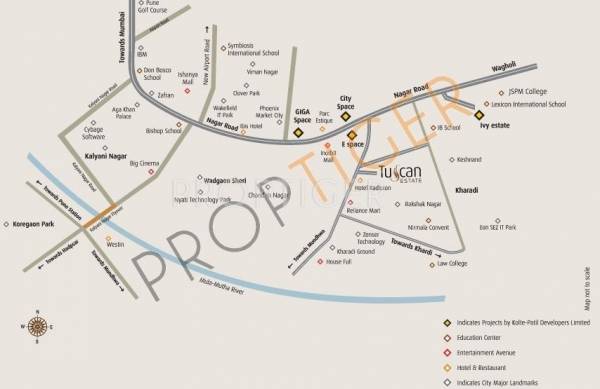 Images for Location Plan of Kolte Patil Tuscan Estate Phase I and Phase II