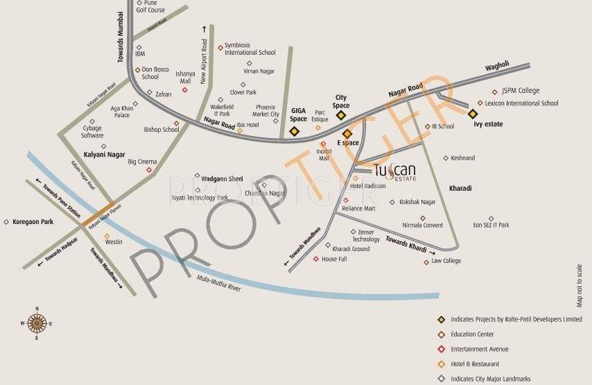 Images for Location Plan of Kolte Patil Tuscan Estate Phase I and Phase II