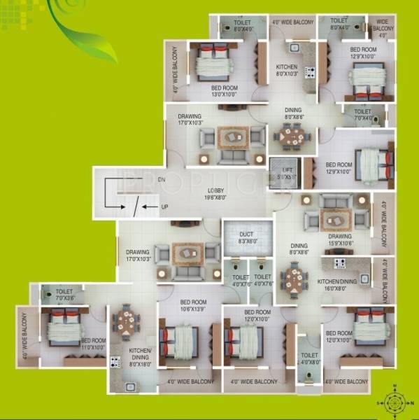 Images for Cluster Plan of Green Amans Symphony