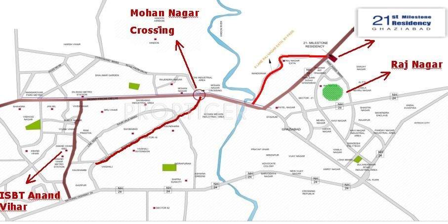  21st milestone residency Images for Location Plan of IFCI 21st Milestone Residency