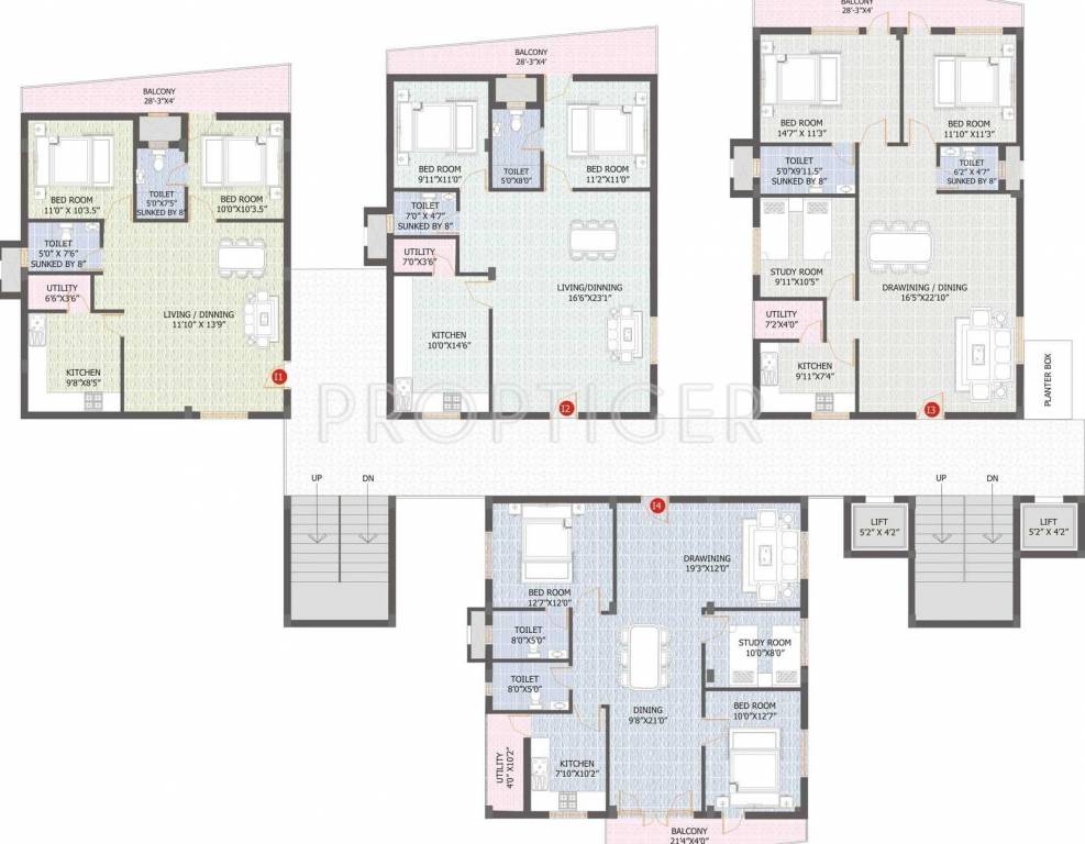 Images for Cluster Plan of SH Sri Nivas Heights