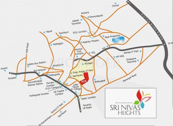 Images for Location Plan of SH Sri Nivas Heights Images for Location Plan of SH Sri Nivas Heights