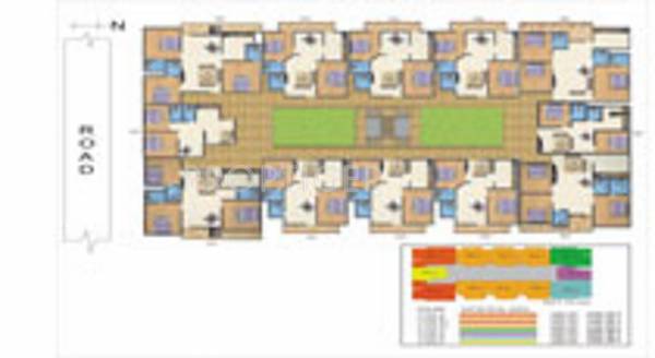 Images for Cluster Plan of Akash Homes Heritage X