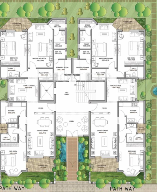 Images for Cluster Plan of Jaypee Spa Court