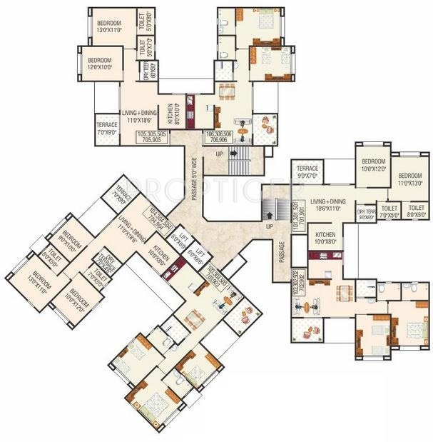 Images for Cluster Plan of Sankalp Shree Vitthal Heritage