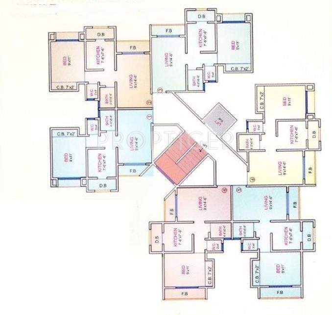 Images for Cluster Plan of Gaurav Shweta Residency