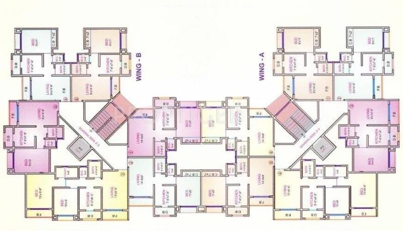 Images for Cluster Plan of Gaurav Shweta Residency