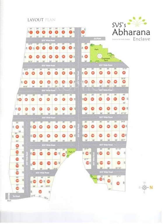 abharana enclave Images for Layout Plan of SVS Abharana Enclave