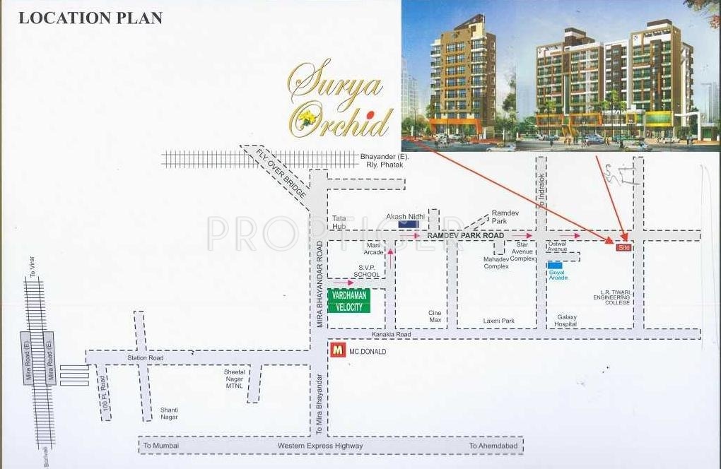 Images for Location Plan of Surya Orchid