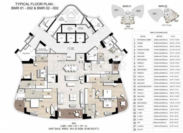 Images for Cluster Plan of Jaypee Boomerang Residencess