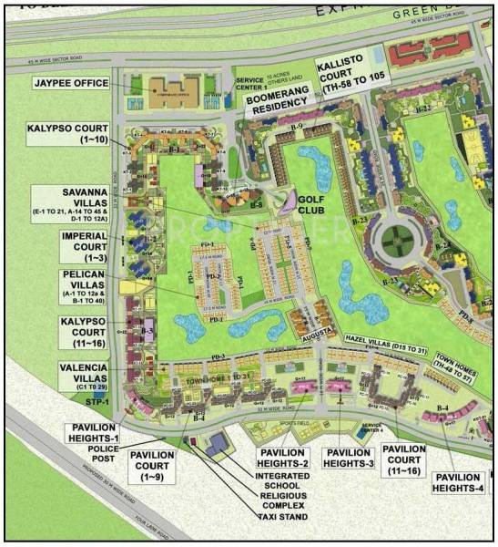 Images for Location Plan of Jaypee Boomerang Residencess