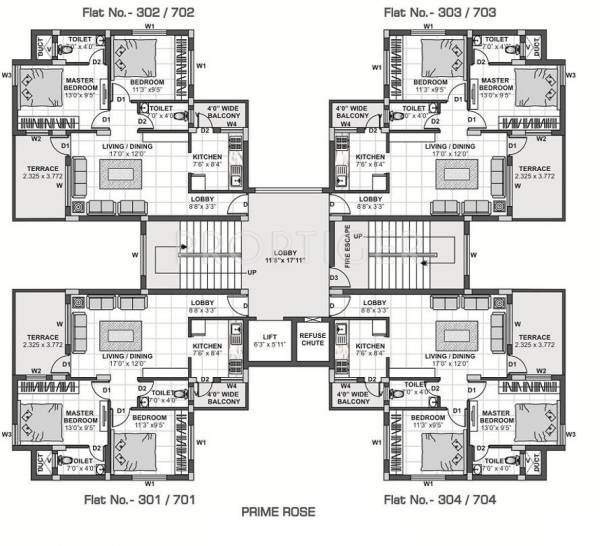 Images for Cluster Plan of Pushkar Orchid Green