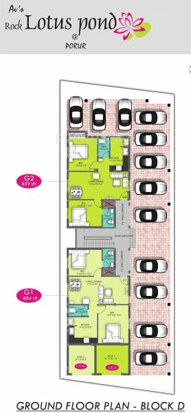 Images for Cluster Plan of Rock Lotus Pound