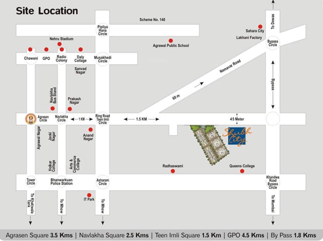  shubh city Images for Location Plan of Shree Shubh Shubh City