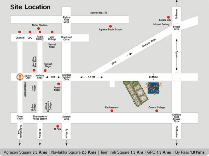 Images for Location Plan of Shree Shubh Shubh City