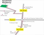 Images for Location Plan of Reputed Builder Ayushman Residency  residency Images for Location Plan of Reputed Builder Ayushman Residency