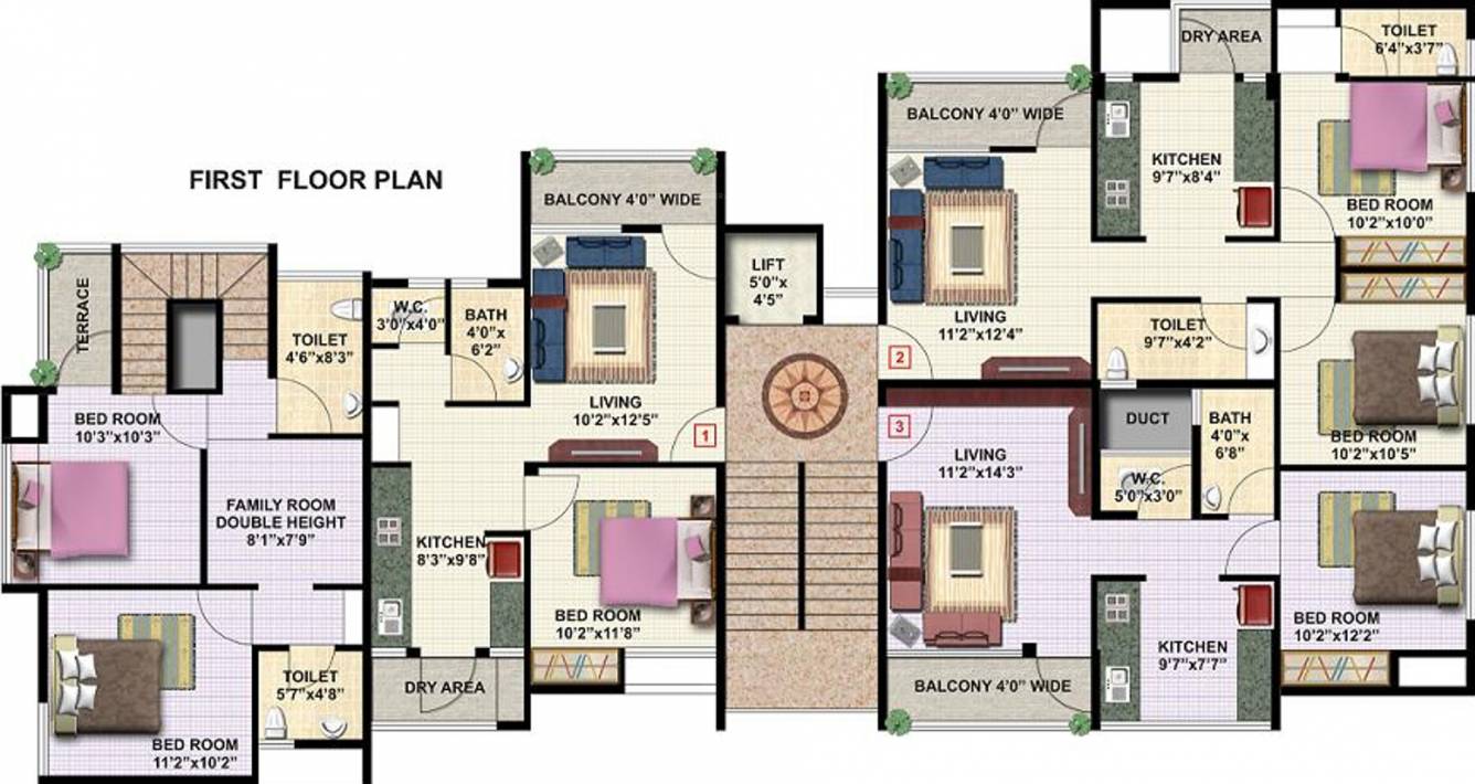 Images for Cluster Plan of Shree Shivram Prestige Pride D