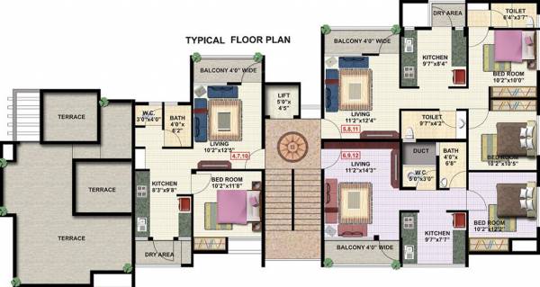 Images for Cluster Plan of Shree Shivram Prestige Pride D