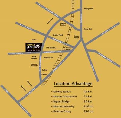 Images for Location Plan of Ekdant Group Ekdant Palace Villa