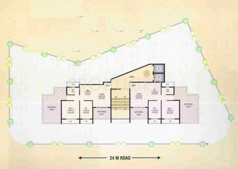 Images for Cluster Plan of Gharat Builders Gharat Shree Jeevdani Heights
