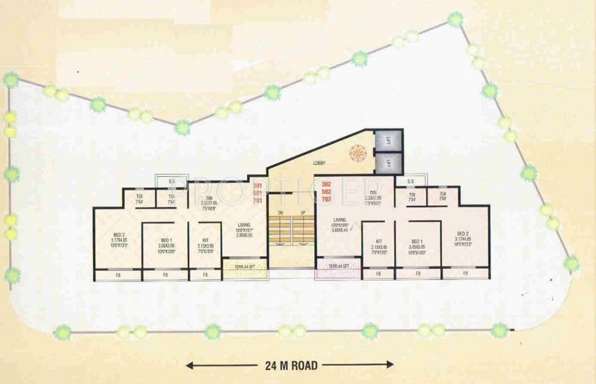 Images for Cluster Plan of Gharat Builders Gharat Shree Jeevdani Heights