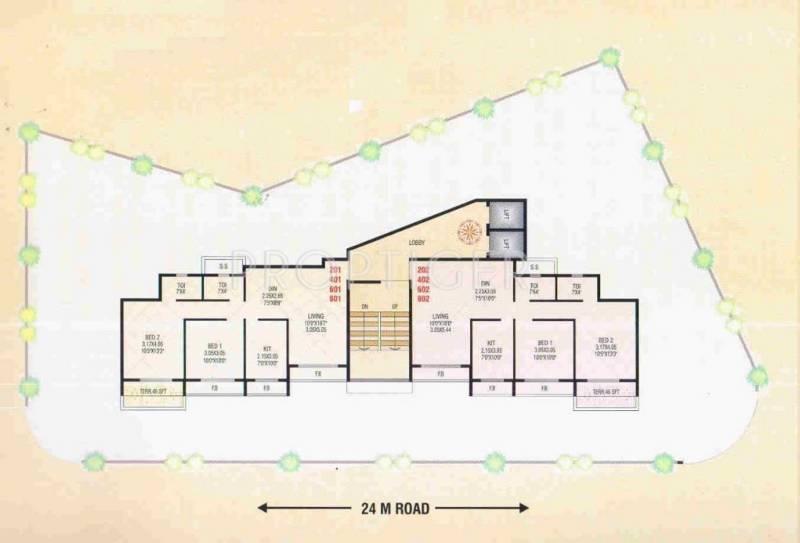 Images for Cluster Plan of Gharat Builders Gharat Shree Jeevdani Heights