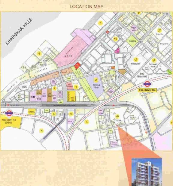 Images for Location Plan of Gharat Builders Gharat Shree Jeevdani Heights