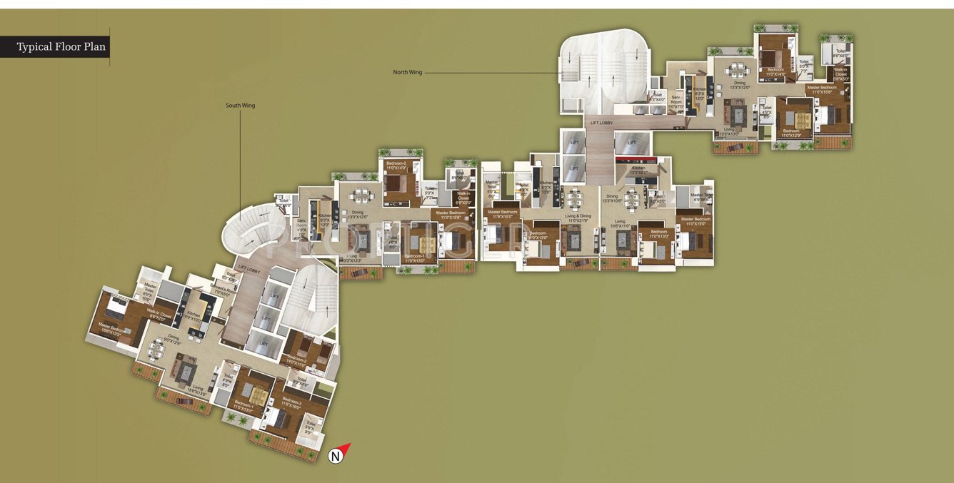 aeon Images for Cluster Plan of Ajmera Aeon